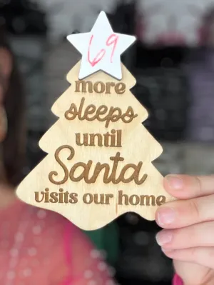 #1 Christmas Countdown Dry Erase