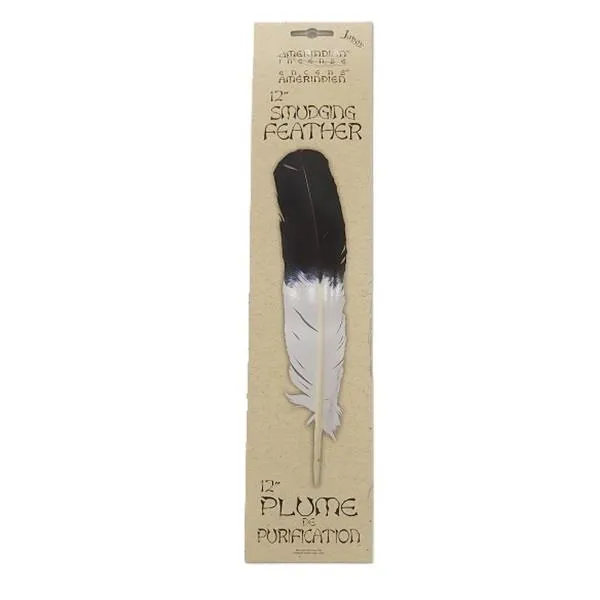 12" Smudge Feather