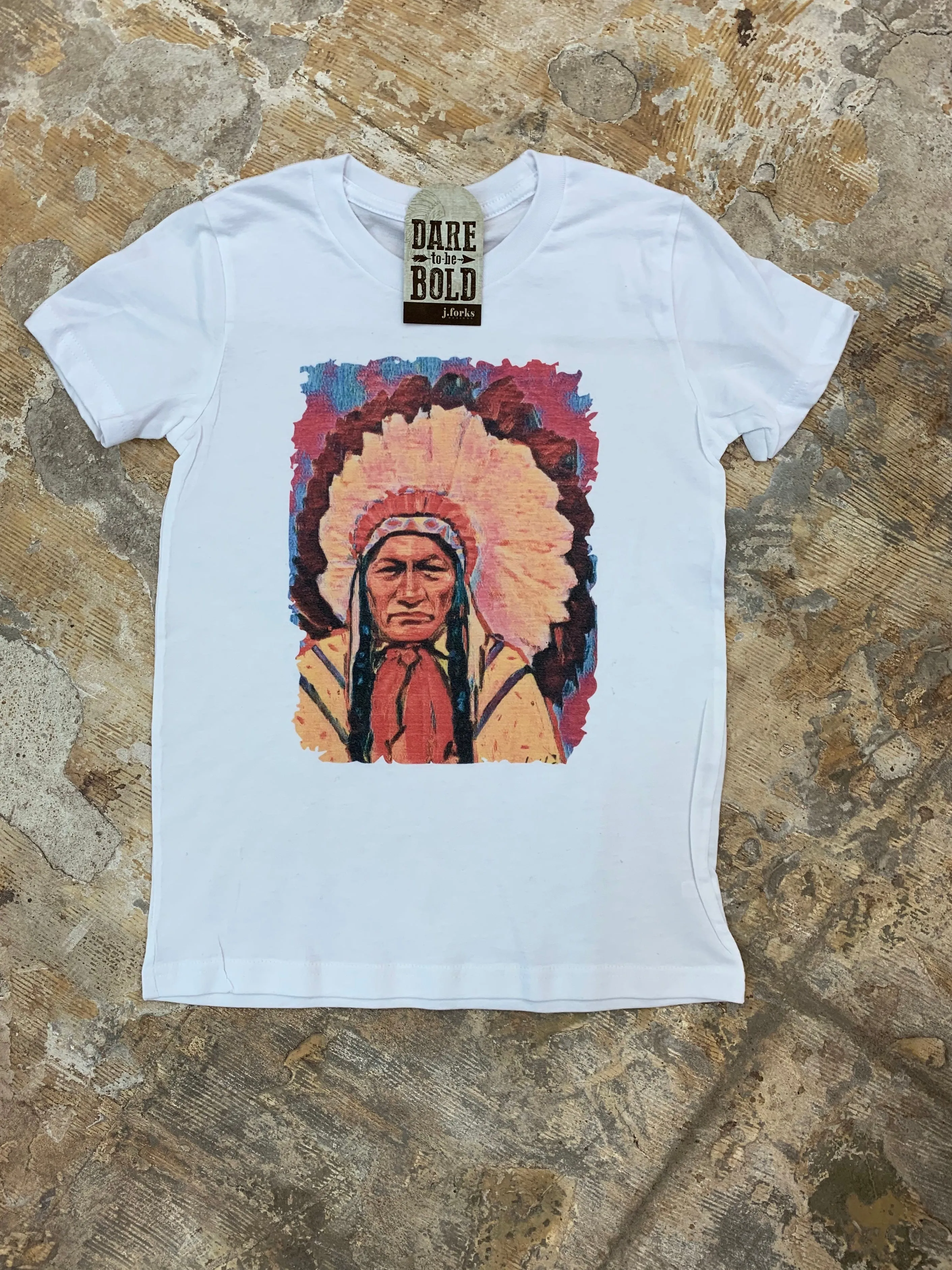 1401 Kids Colorful Indian Tee