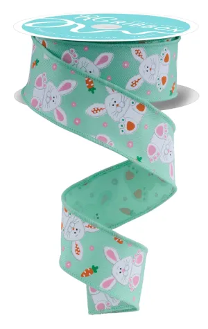 1.5" Playful Bunnies: Mint, Multi (10 Yards) RGF1561AN