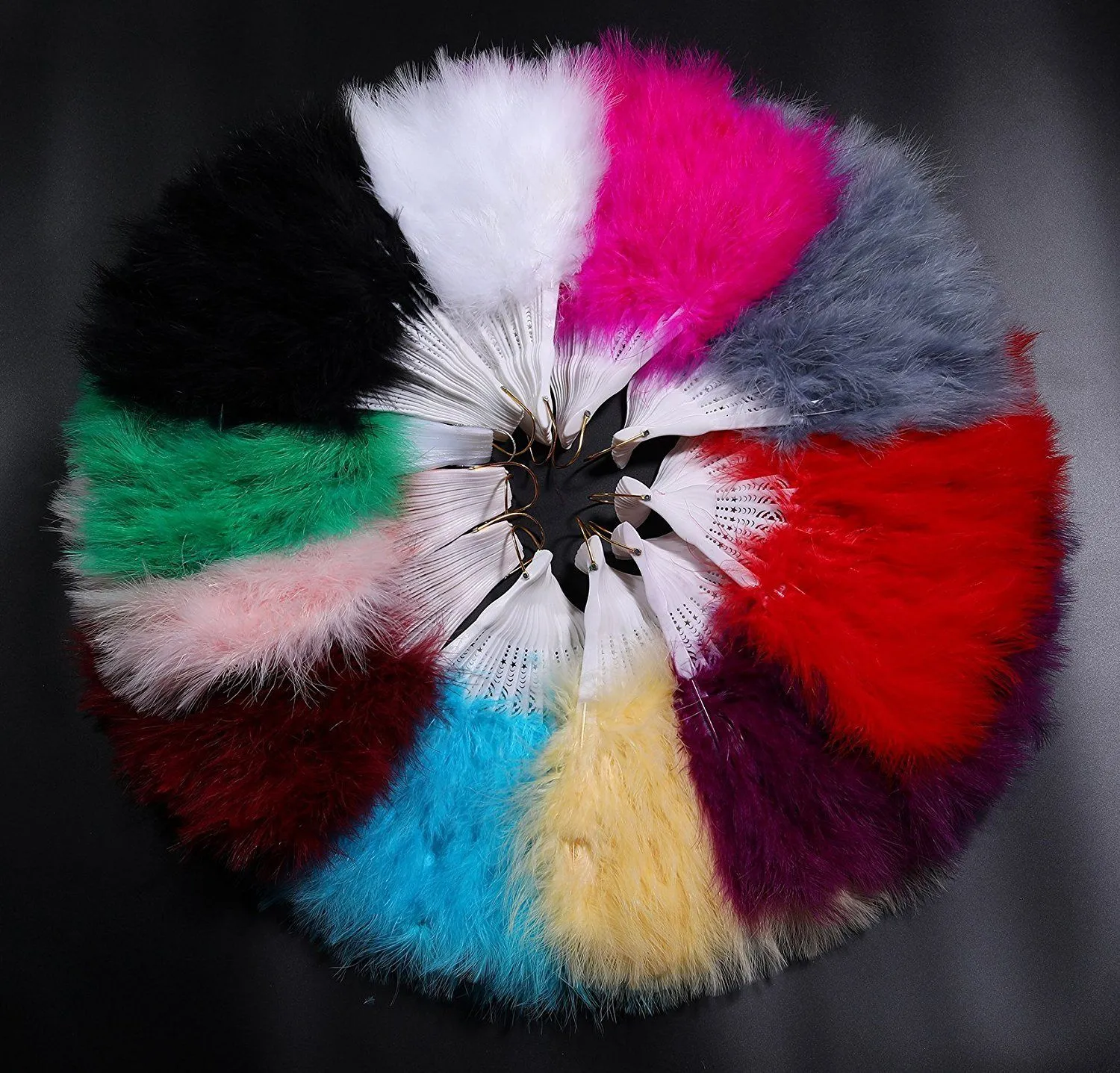 1920s Feather Fan Flapper Accessories|JaosWish