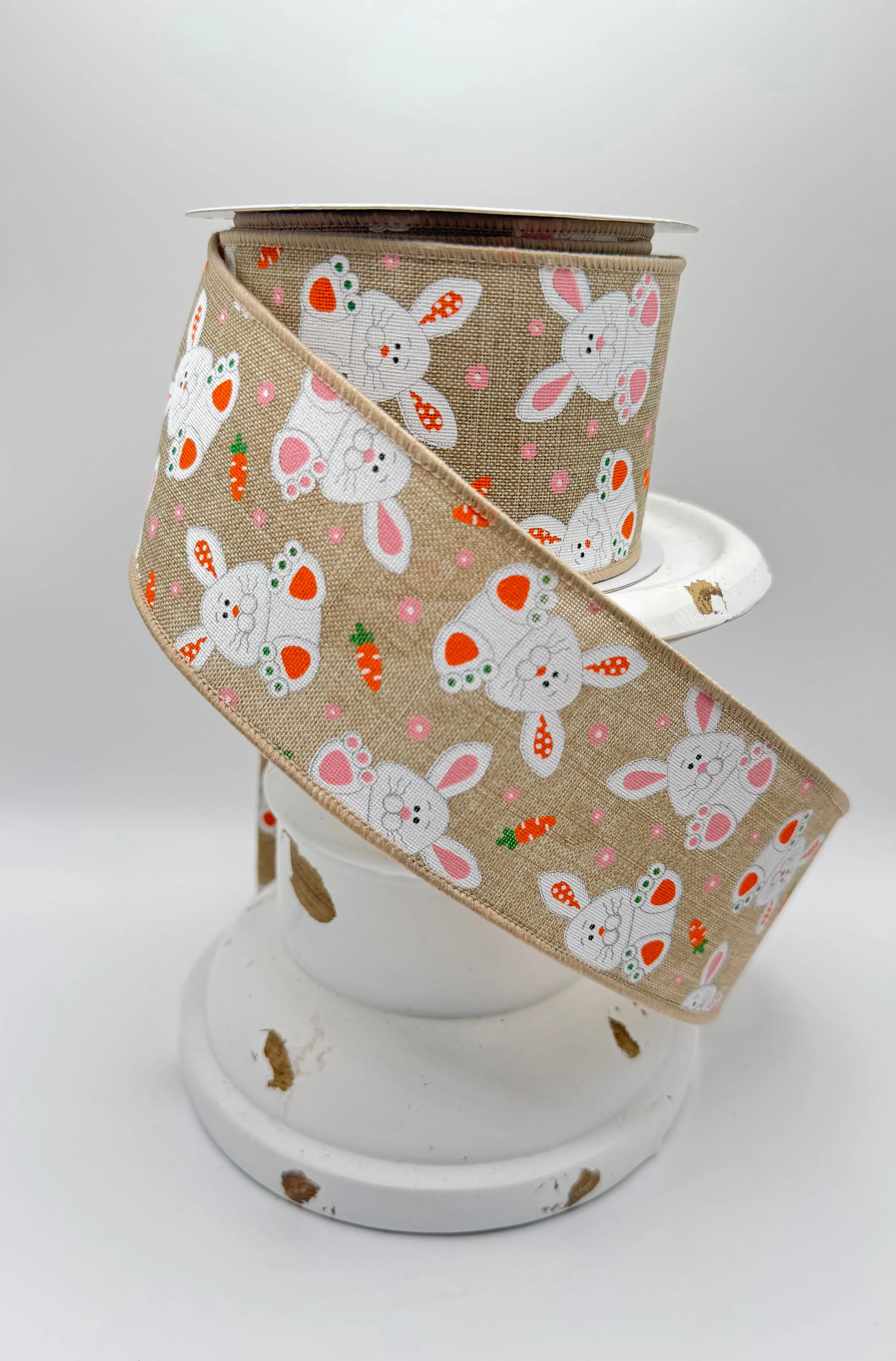 2.5" Playful Bunnies: Natural, Multi (10 Yards) RGF156018