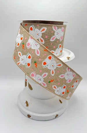 2.5" Playful Bunnies: Natural, Multi (10 Yards) RGF156018