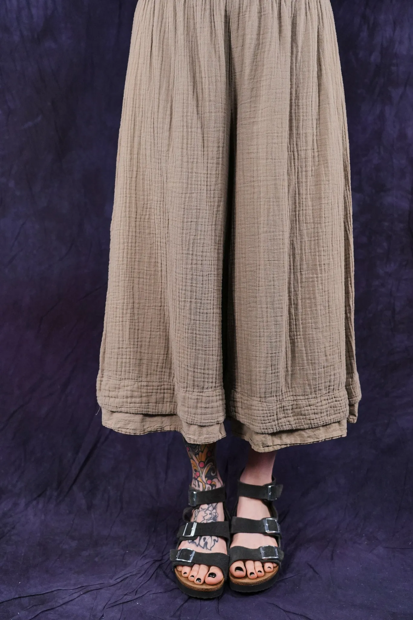 3353 Crop Gauze/Lawn Petaloon Dovetail