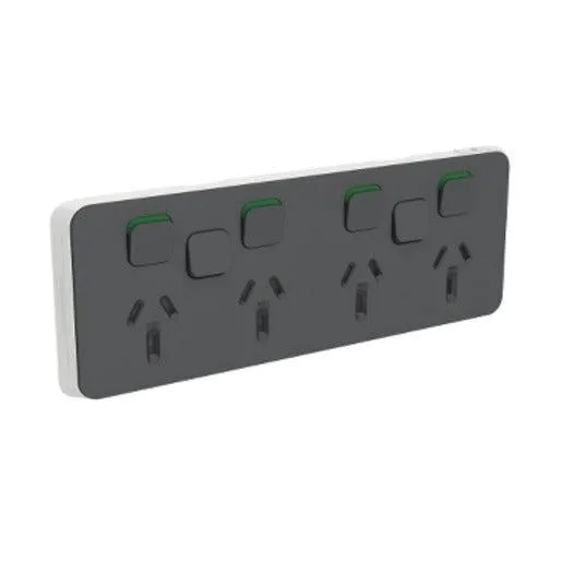 395H4XXC Quad Power Point   Switches Skin