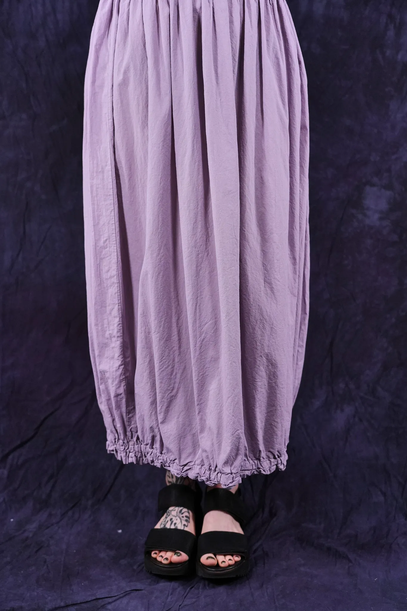 4184 Airy Lawn Skirt Sea Fog