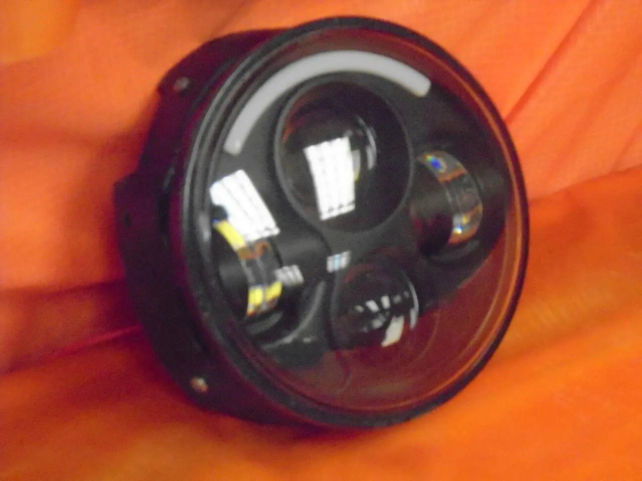 5 3/4" DAYMAKER Yamaha Vstar Dragstar XVS1100 BLACK Projector HID LED Light Bulb Headlight Motorcycle