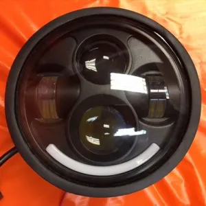 5 3/4" DAYMAKER Yamaha Vstar Dragstar XVS1100 BLACK Projector HID LED Light Bulb Headlight Motorcycle