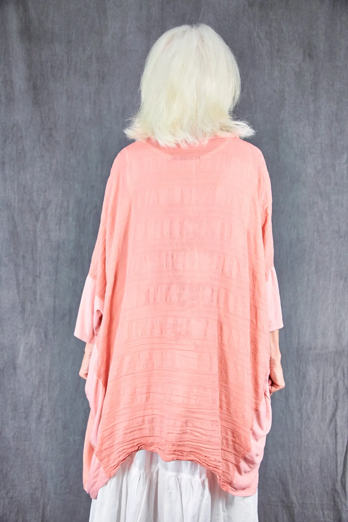 5309 Cabana Breeze Kimono Cardi Guava