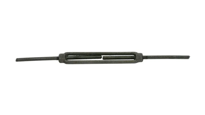 5/8" X 6" Stub End Turnbuckle, Self Colored/ Bright Polish Forged Steel