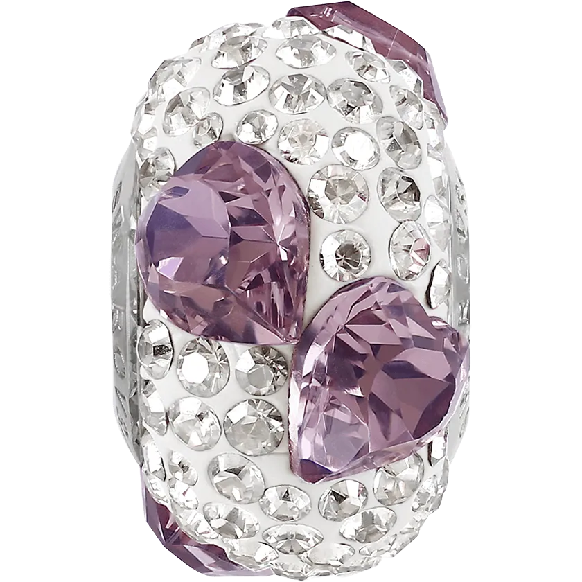 81722 Swarovski BeCharmed Pave Heart Bead