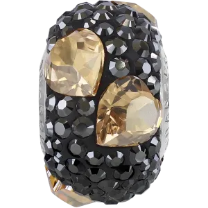 81722 Swarovski BeCharmed Pave Heart Bead