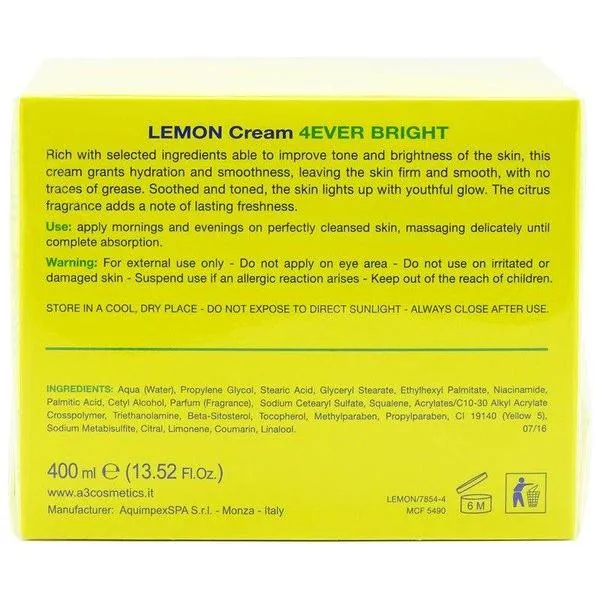 A3 Lemon Cream Ever Bright Perfect Glow 400ml
