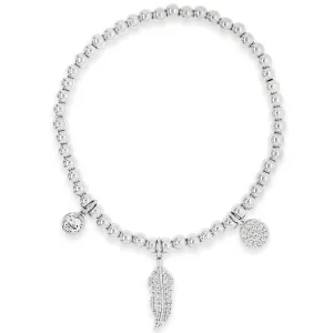 Absolute Floaty Feather Bracelet - SiIver