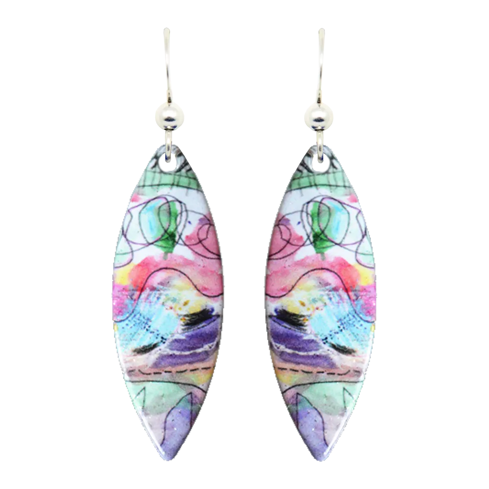 Abstract Earrings #1809 by d'ears