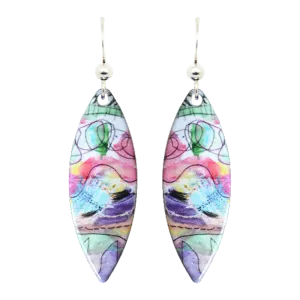 Abstract Earrings #1809 by d'ears