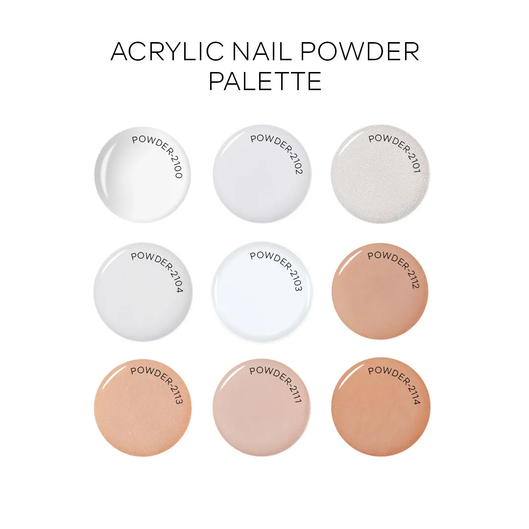 Acrylic Nail Powder - Bright White