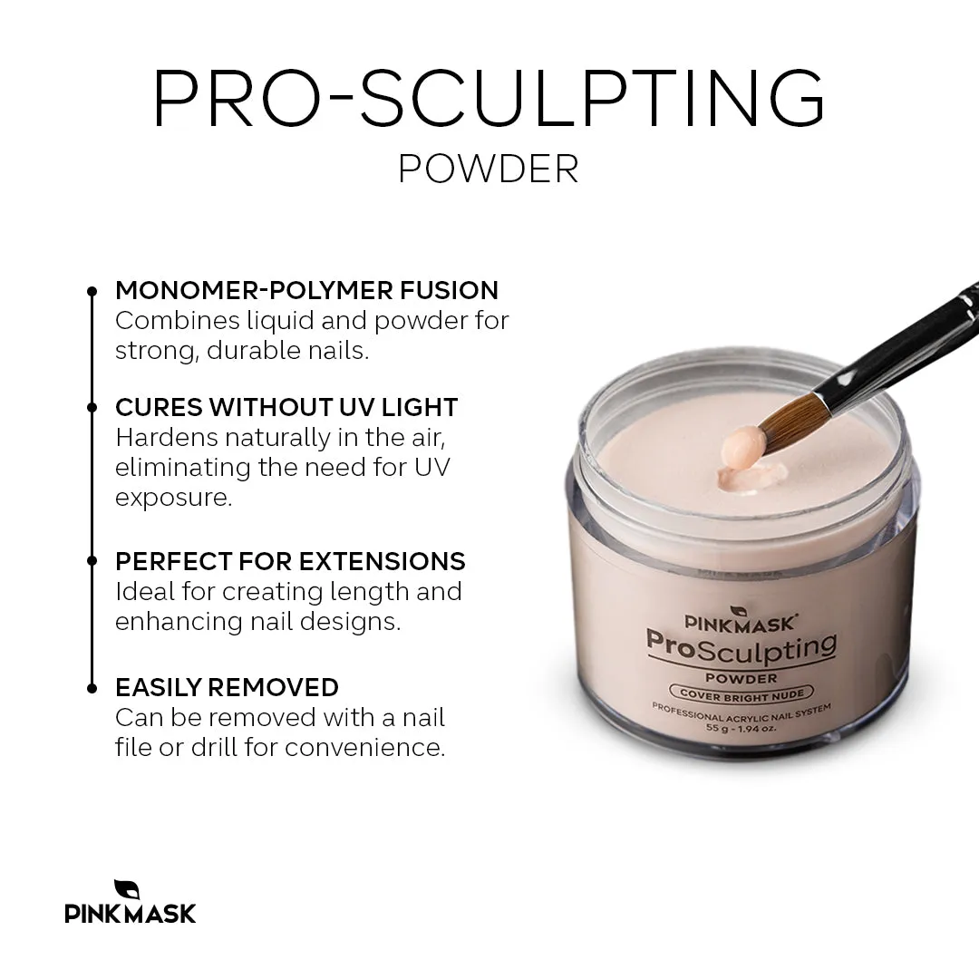 Acrylic Nail Powder - Bright White