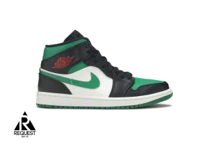 Air Jordan 1 Retro Mid “Green Toe”
