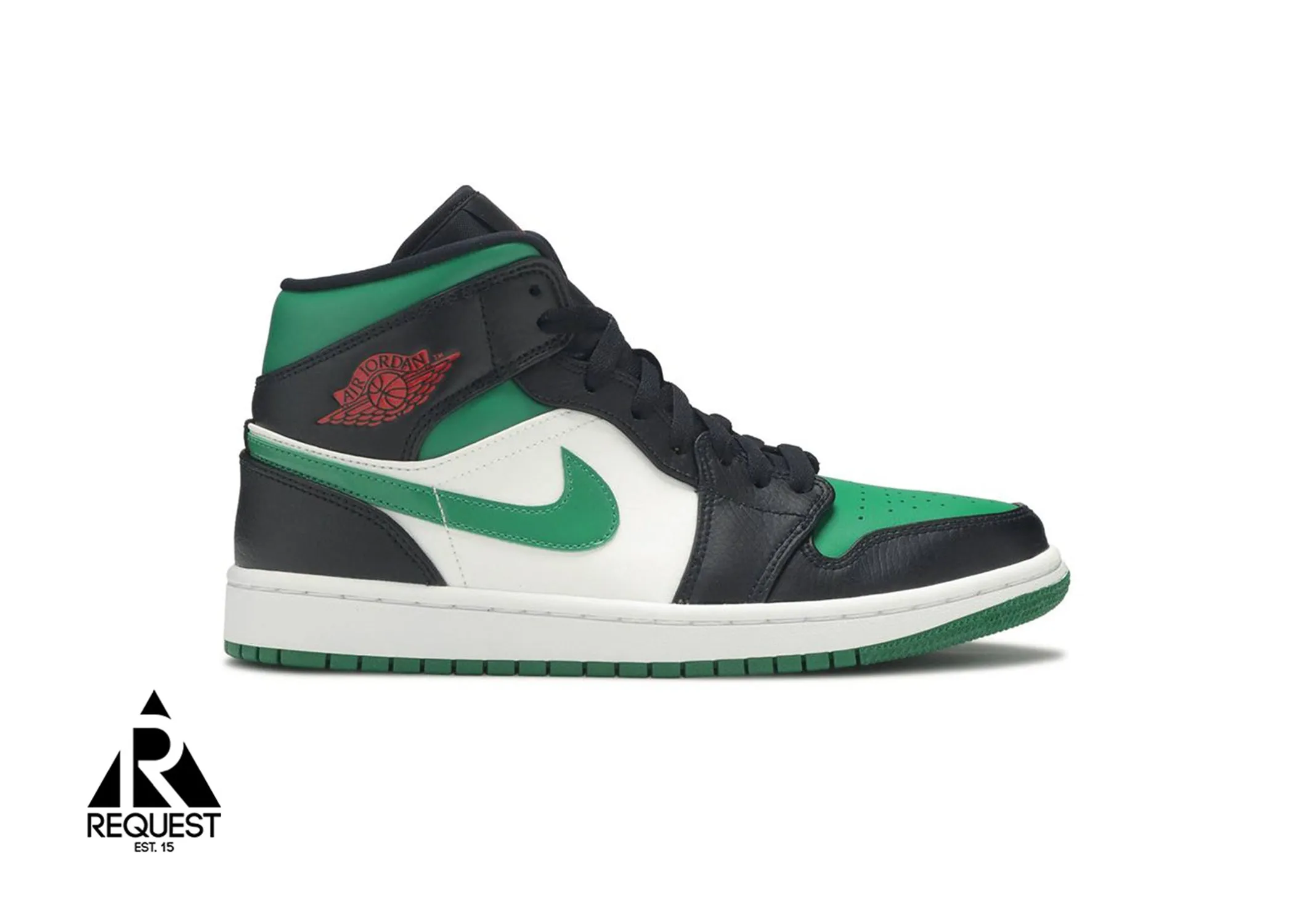 Air Jordan 1 Retro Mid “Green Toe”