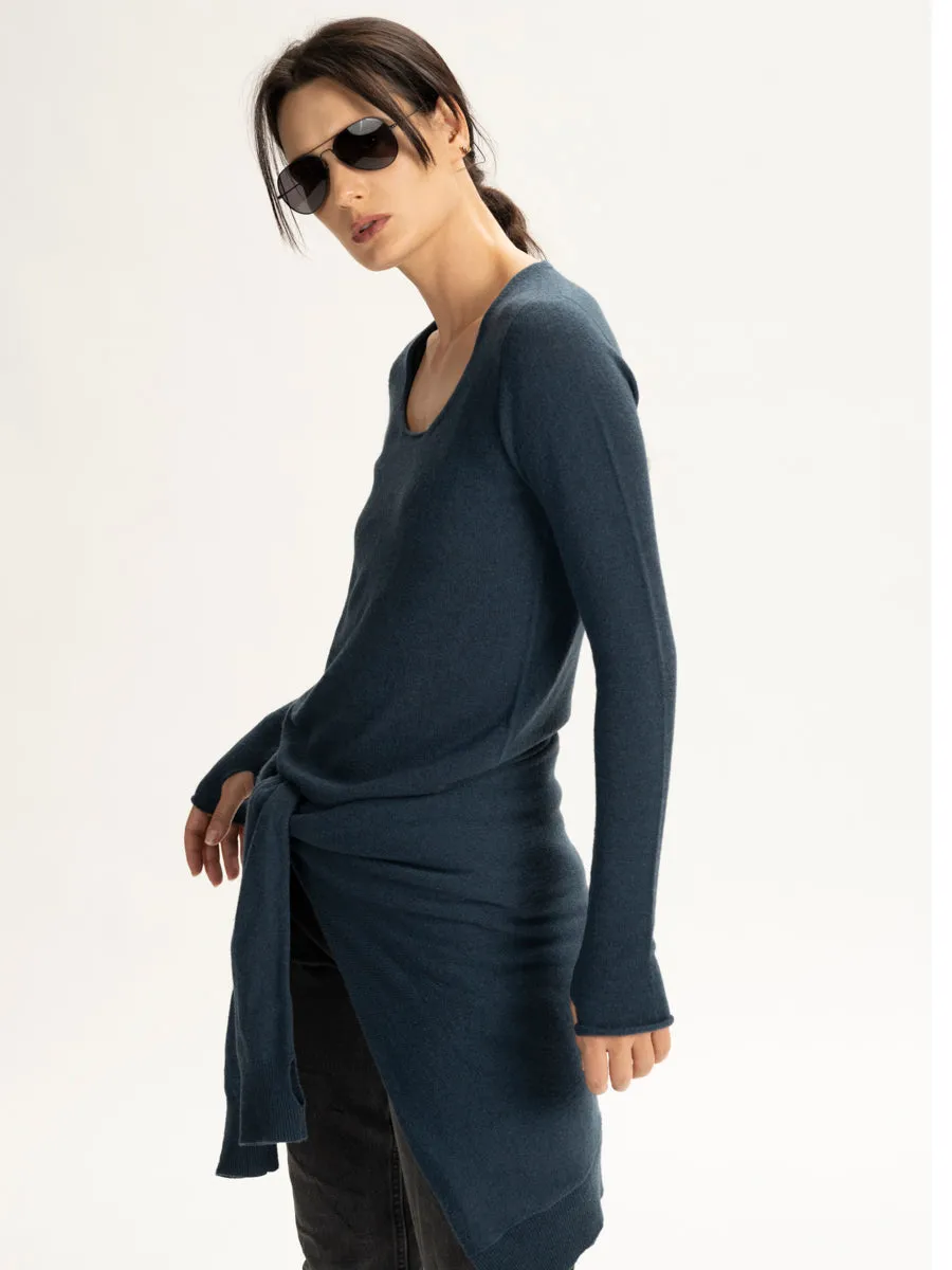 Airy Cashmere Scoop Neck Sweater