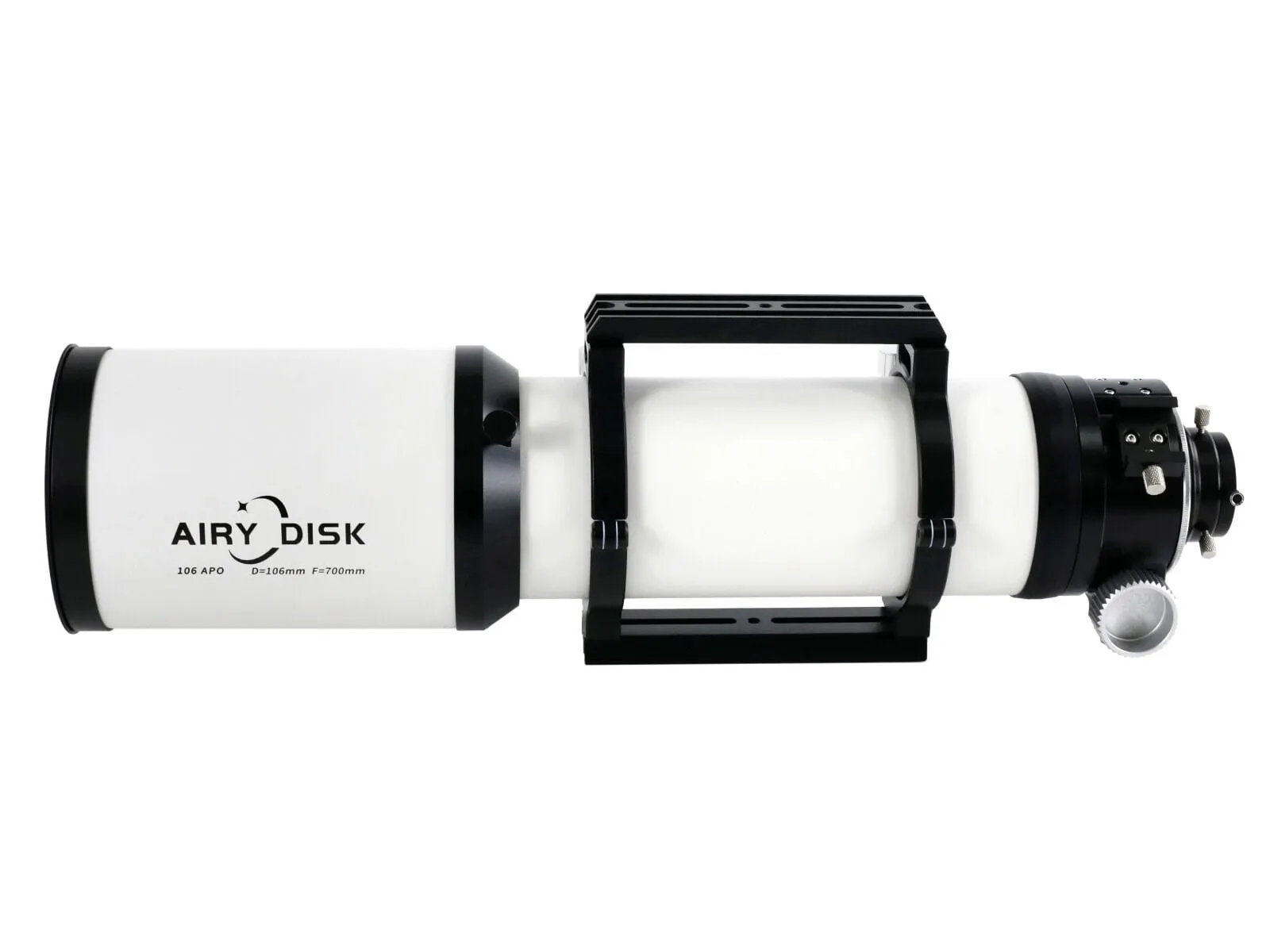 Airy Disk APO 106mm f/6.6 Triplet ED FCD-100 Apochromatic Refractor w/ Aluminum Case and 0.75x Flattener