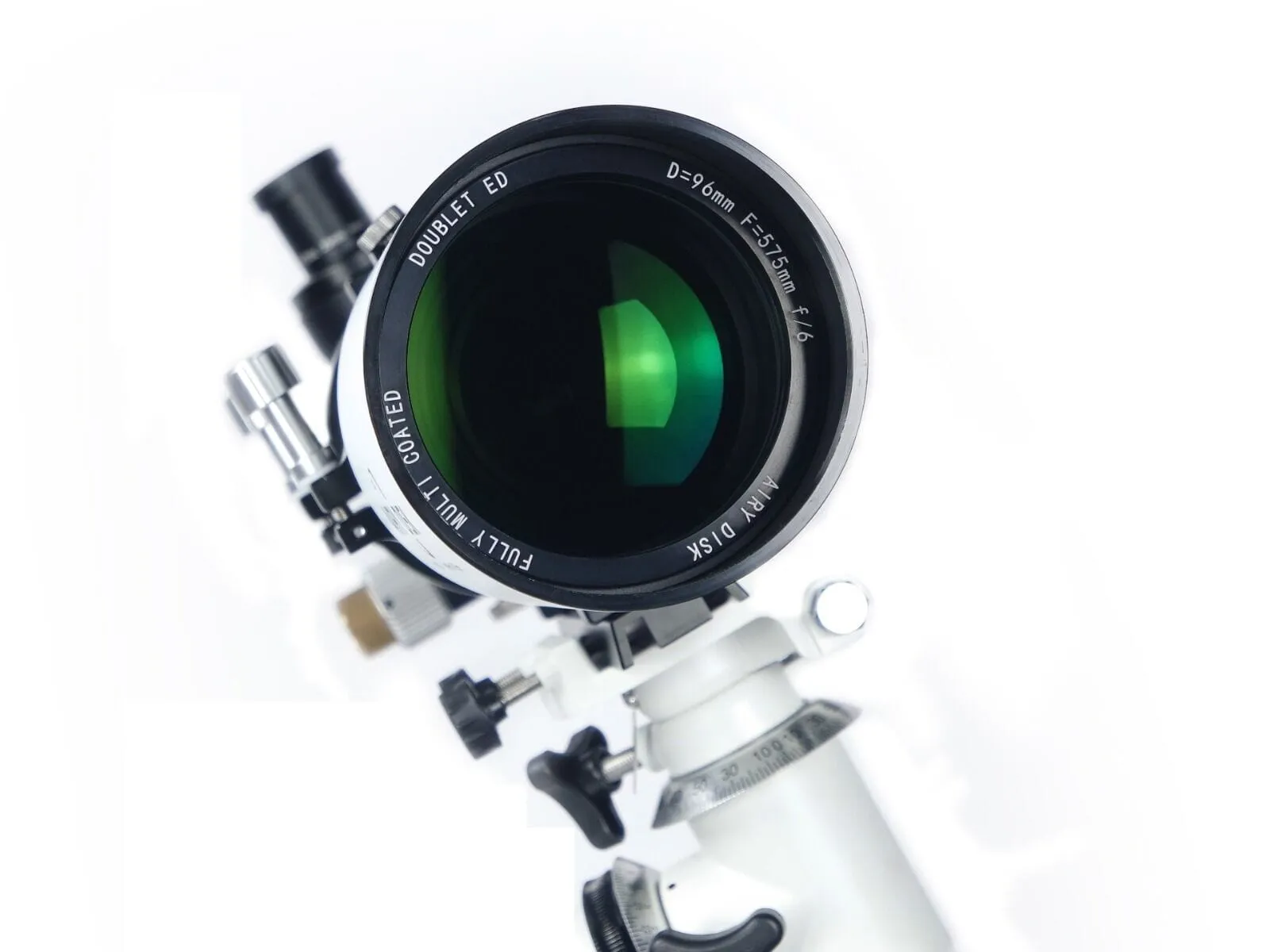 Airy Disk APO 96mm f/6 ED Apochromatic Doublet Refractor w/ Aluminum Case and 0.92x Flattener