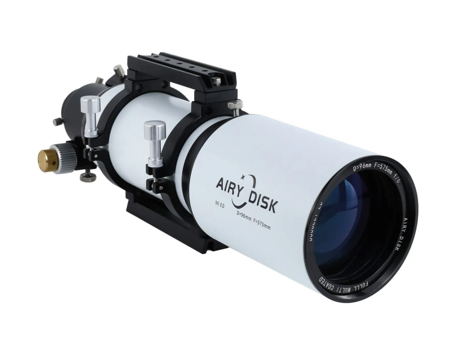 Airy Disk APO 96mm f/6 ED Apochromatic Doublet Refractor w/ Aluminum Case and 0.92x Flattener