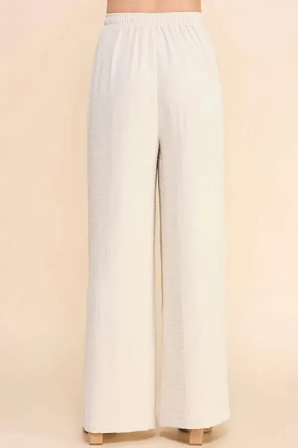 AIRY DRAWSTRING PANTS WITH POCKETS