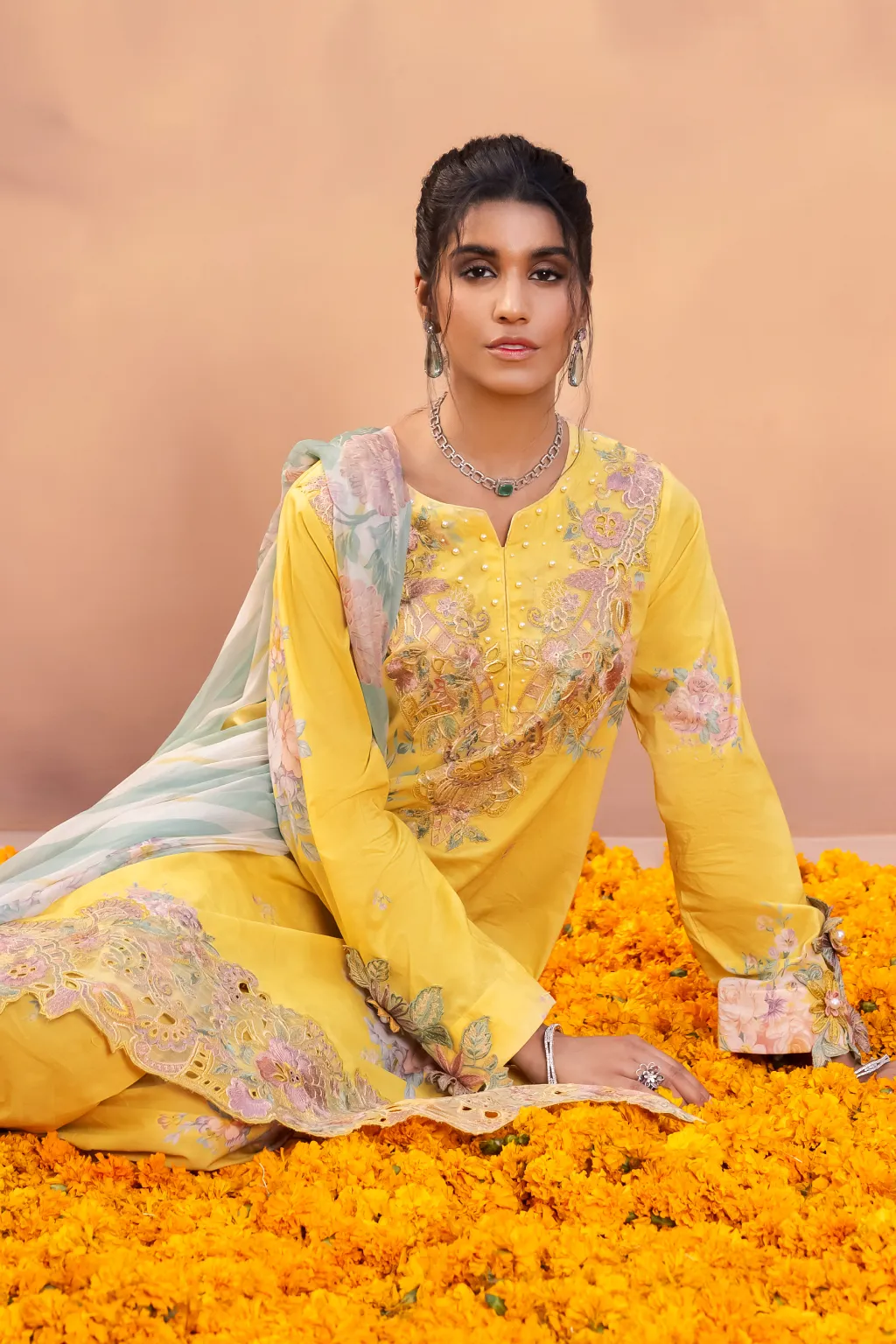 AL-07 Aanisah  | Iznik Aashiyan Embroidered Unstitched Festive Lawn Collection23