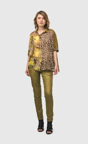 Alembika Green Iconic Stretch Jeans