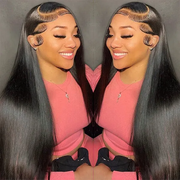 Alipop Air Straight 13x4 Undetectable Frontal Lace Wig Pre Plucked Glueless Wig