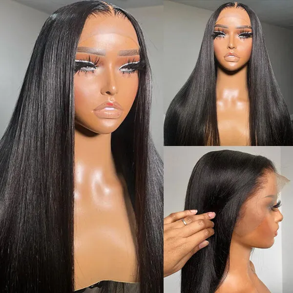 Alipop Air Straight 13x4 Undetectable Frontal Lace Wig Pre Plucked Glueless Wig