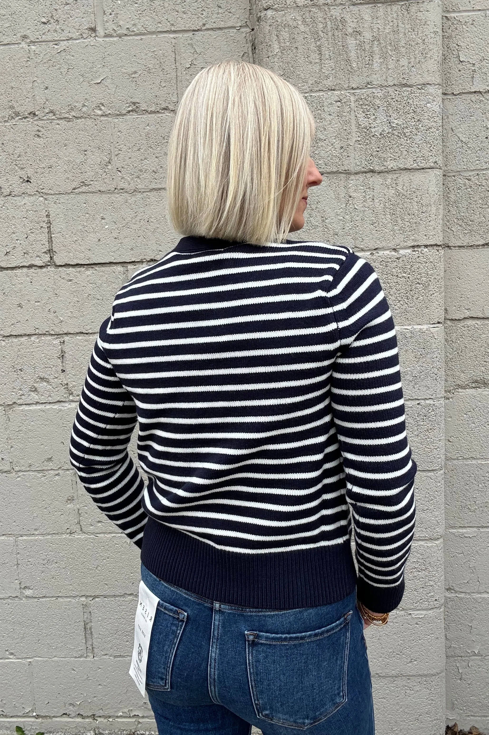 Amelia Gold Button Cardi