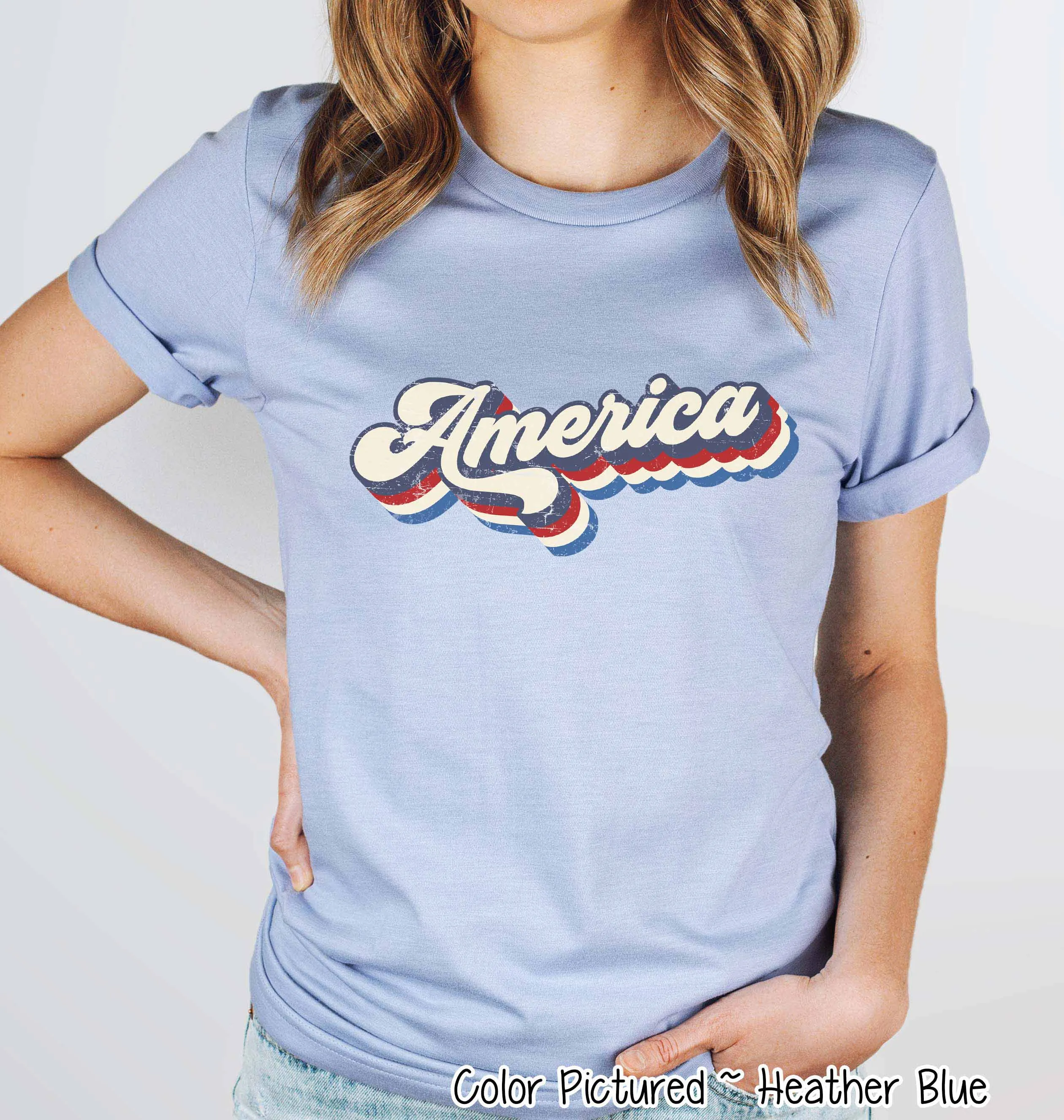 America Retro Tee