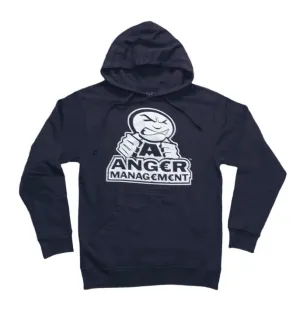 ANGER MANAGEMENT LifeStyle Iconic Logo Hoodie | Navy | Mens