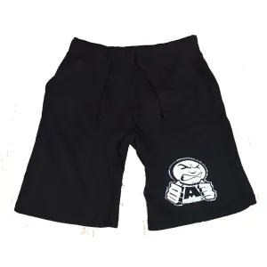 ANGER MANAGEMENT LifeStyle Iconic | Logo Sweat Shorts | Black | Mens