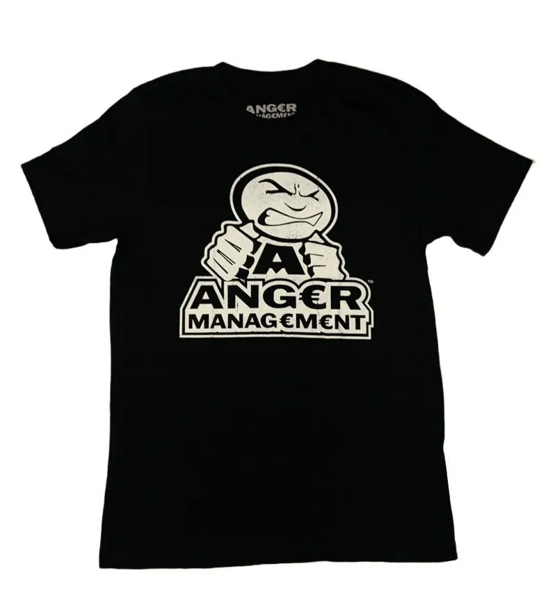 ANGER MANAGEMENT LifeStyle Iconic Logo Tee | Black | Mens