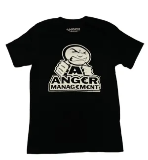 ANGER MANAGEMENT LifeStyle Iconic Logo Tee | Black | Mens
