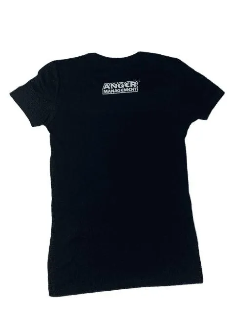 ANGER MANAGEMENT LifeStyle Iconic Logo Tee | Black | Womens