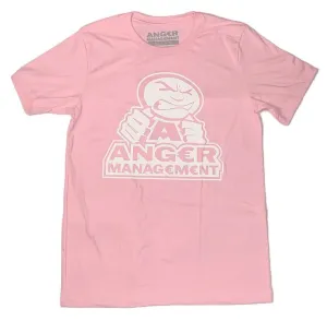 ANGER MANAGEMENT LifeStyle Iconic Logo Tee | Pink | Mens