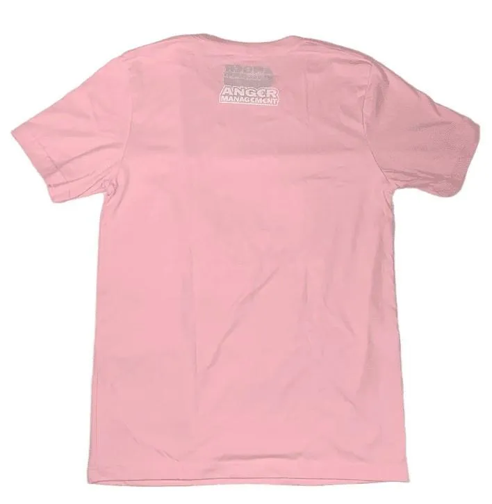 ANGER MANAGEMENT LifeStyle Iconic Logo Tee | Pink | Mens