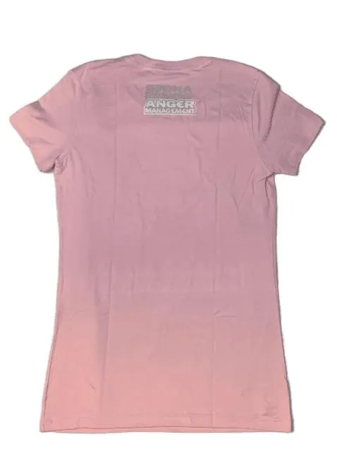 ANGER MANAGEMENT LifeStyle Iconic Logo Tee | Pink | Womens