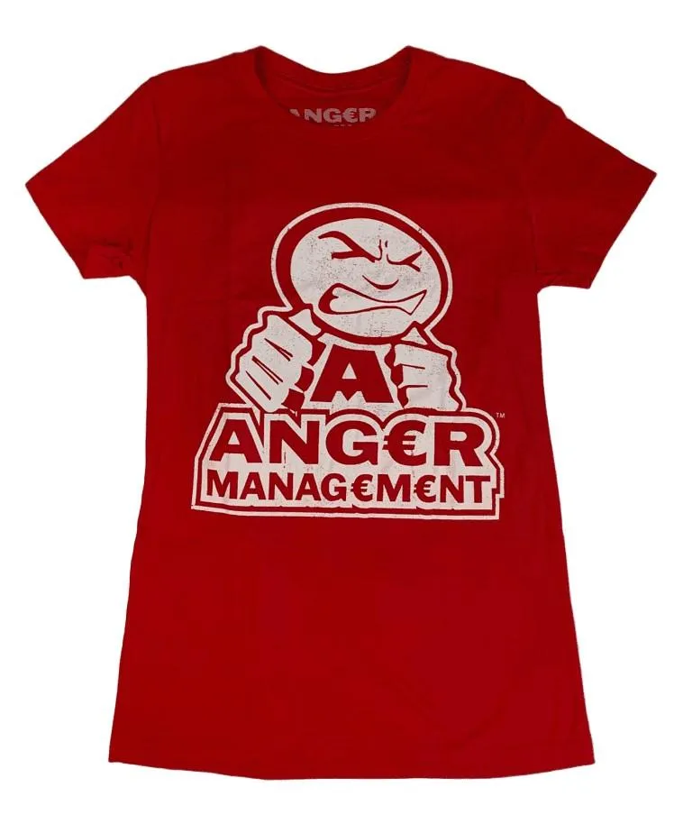 ANGER MANAGEMENT LifeStyle Iconic Logo Tee | Red | Womens