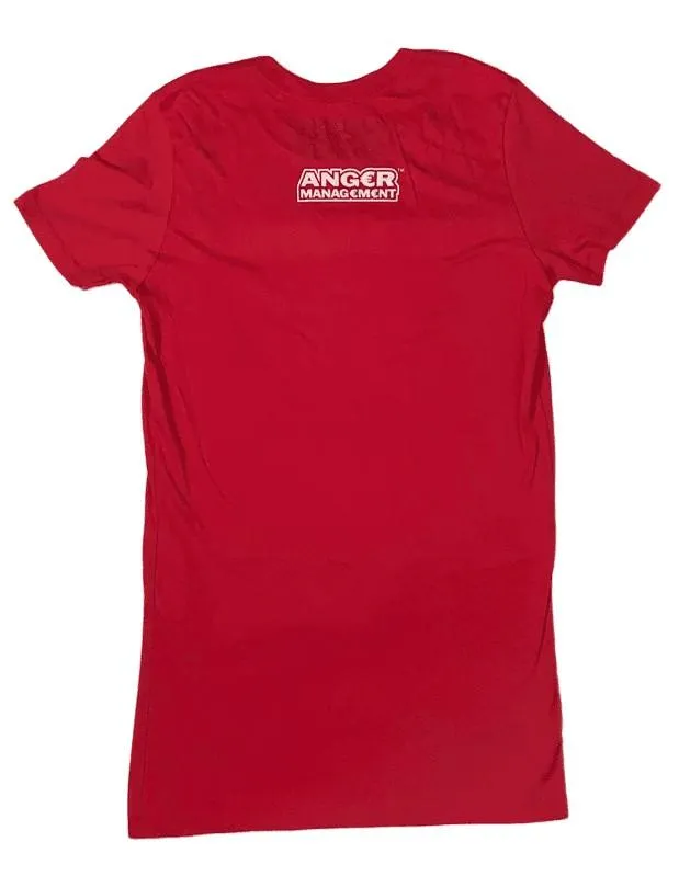 ANGER MANAGEMENT LifeStyle Iconic Logo Tee | Red | Womens