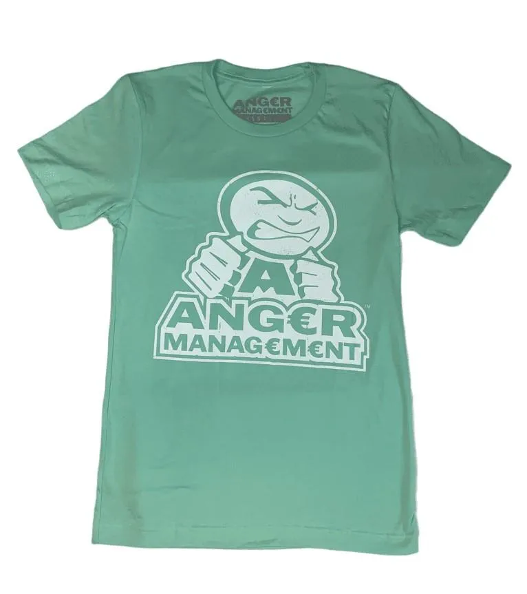 ANGER MANAGEMENT LifeStyle Iconic Logo Tee | Summermint Green | Unisex
