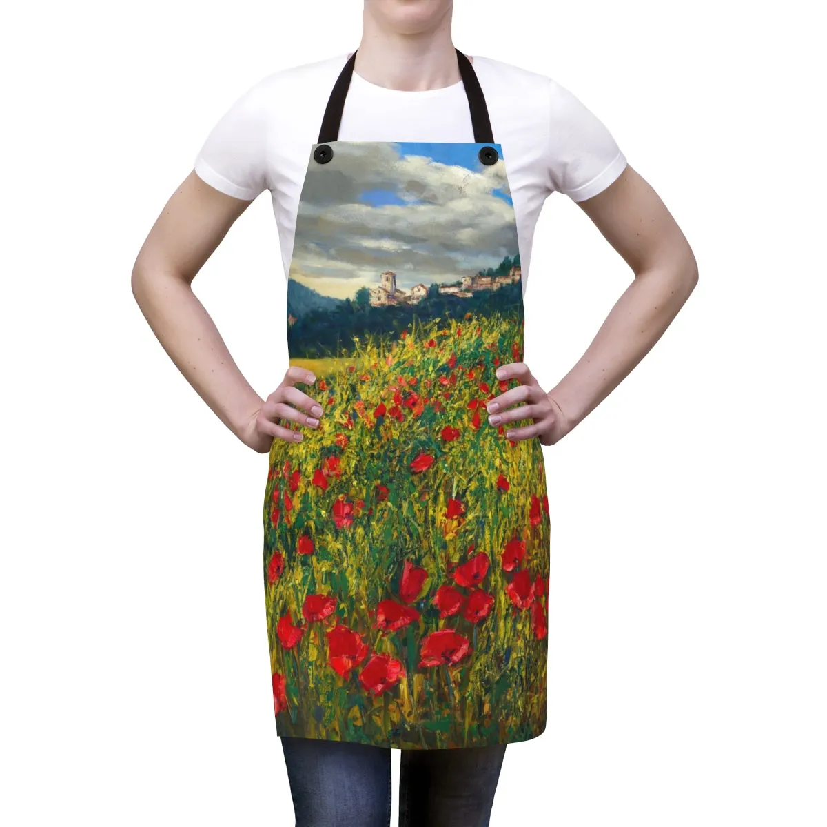 Apron - Tuscan Poppies