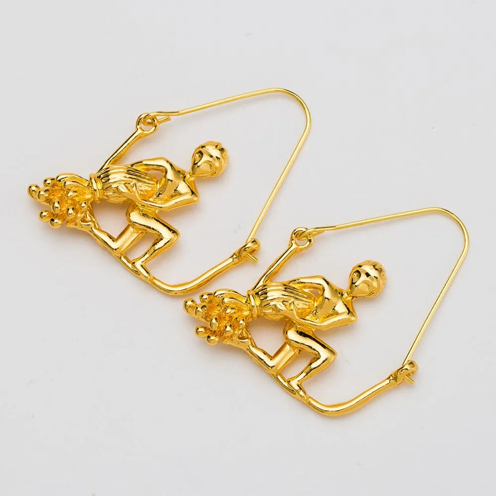 Aquarius artistic earrings (The water bearer)