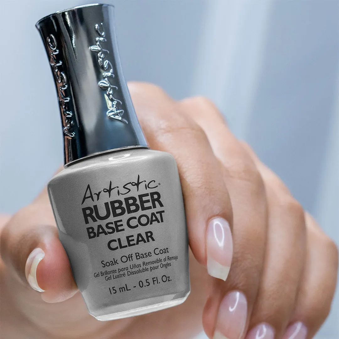 Artistic Clear Rubber Base Coat - 15ml