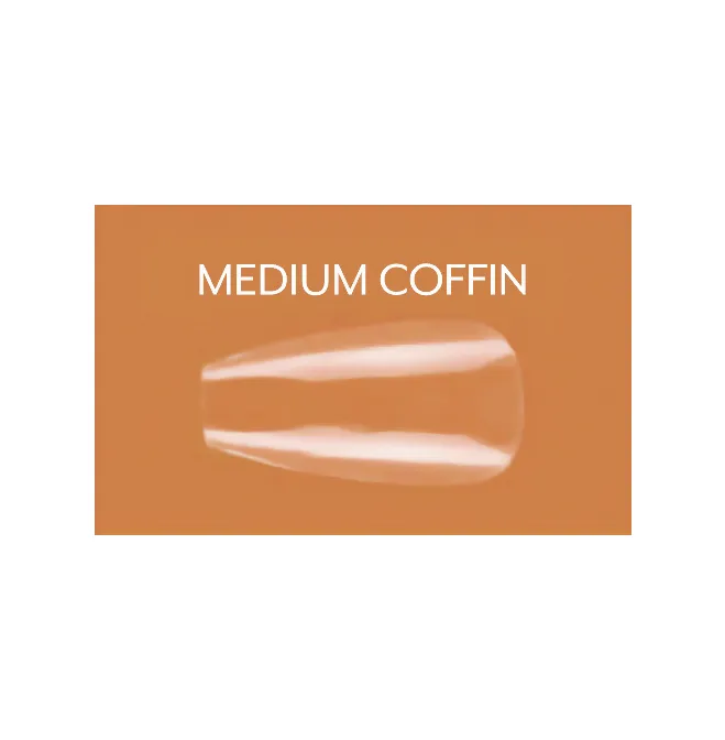 Artistic Gel On Xtensions Medium Coffin 110CT